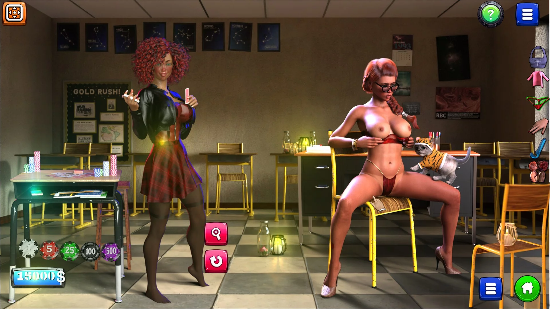 Изображение игры: Strip Black Jack - Sex Teacher