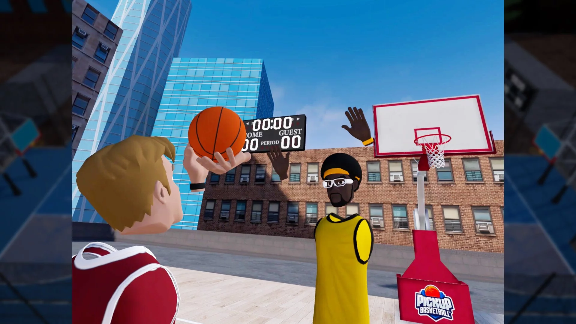 Изображение игры: Pickup Basketball VR