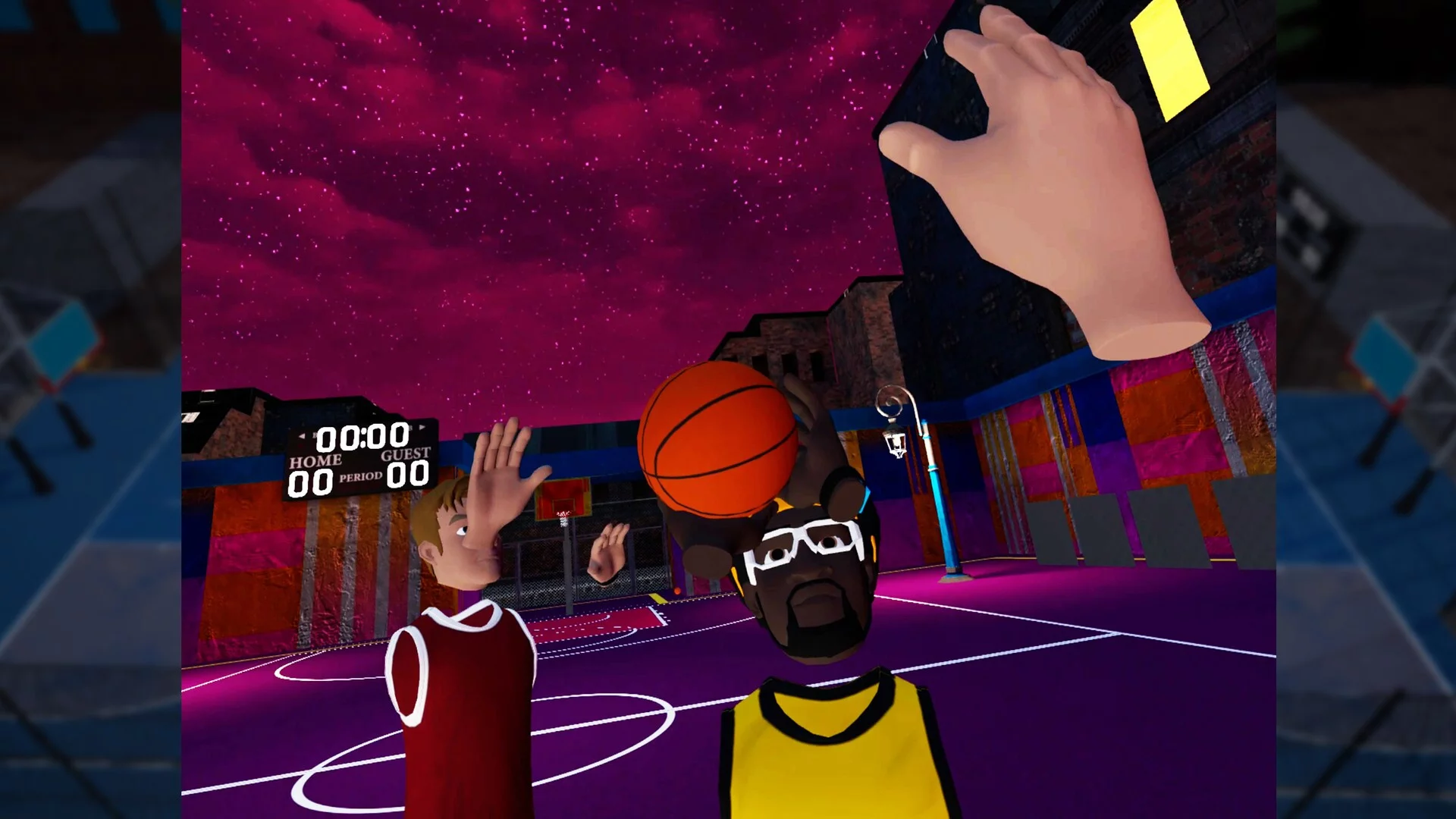 Изображение игры: Pickup Basketball VR