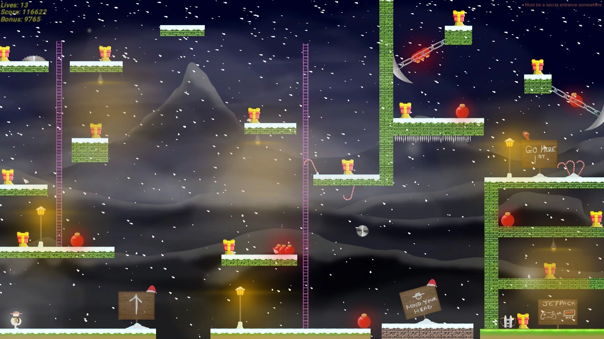 Изображение игры: Snowman Saves Christmas