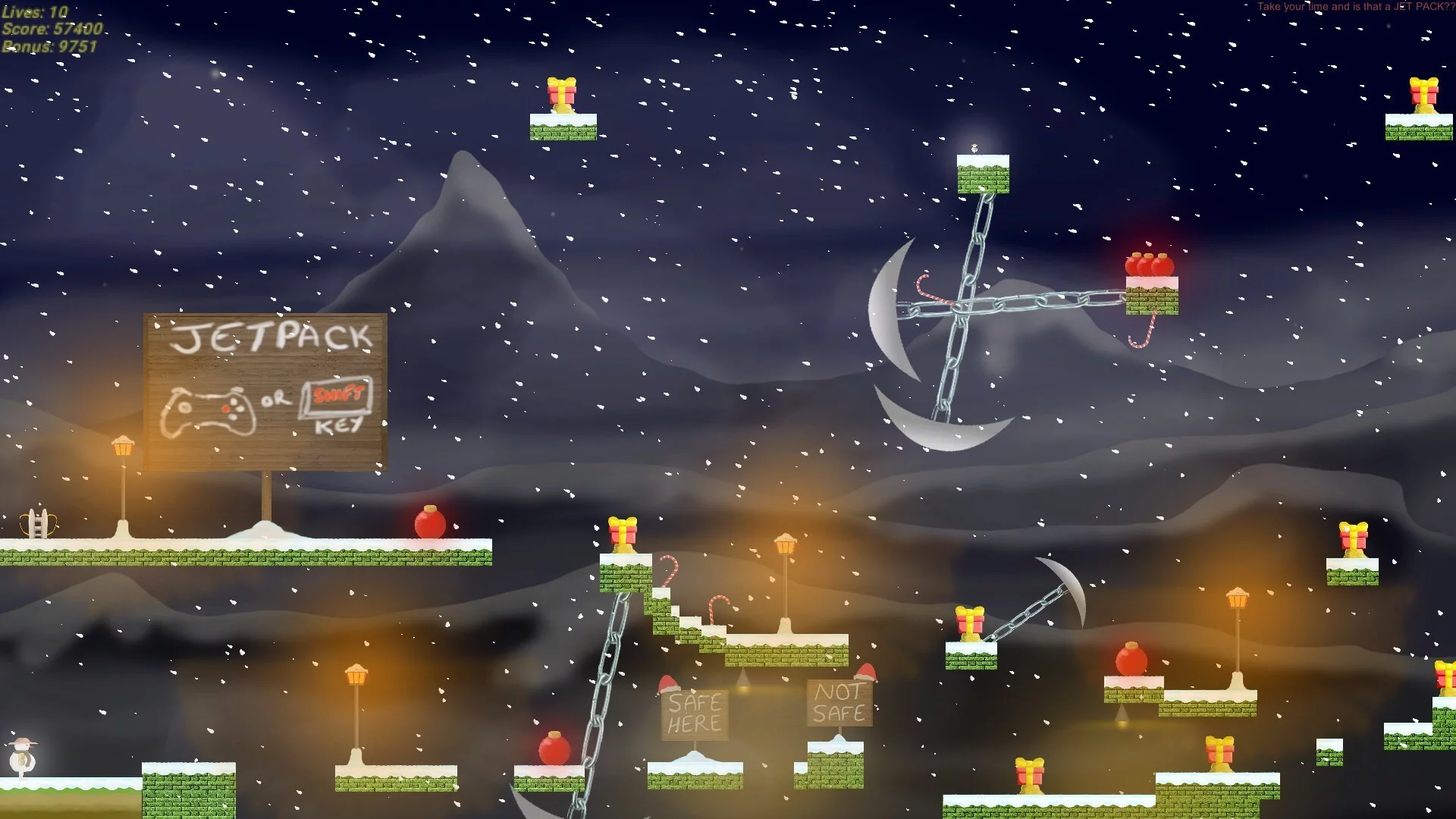 Изображение игры: Snowman Saves Christmas