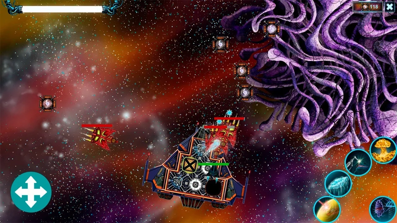 Изображение игры: Space Castle