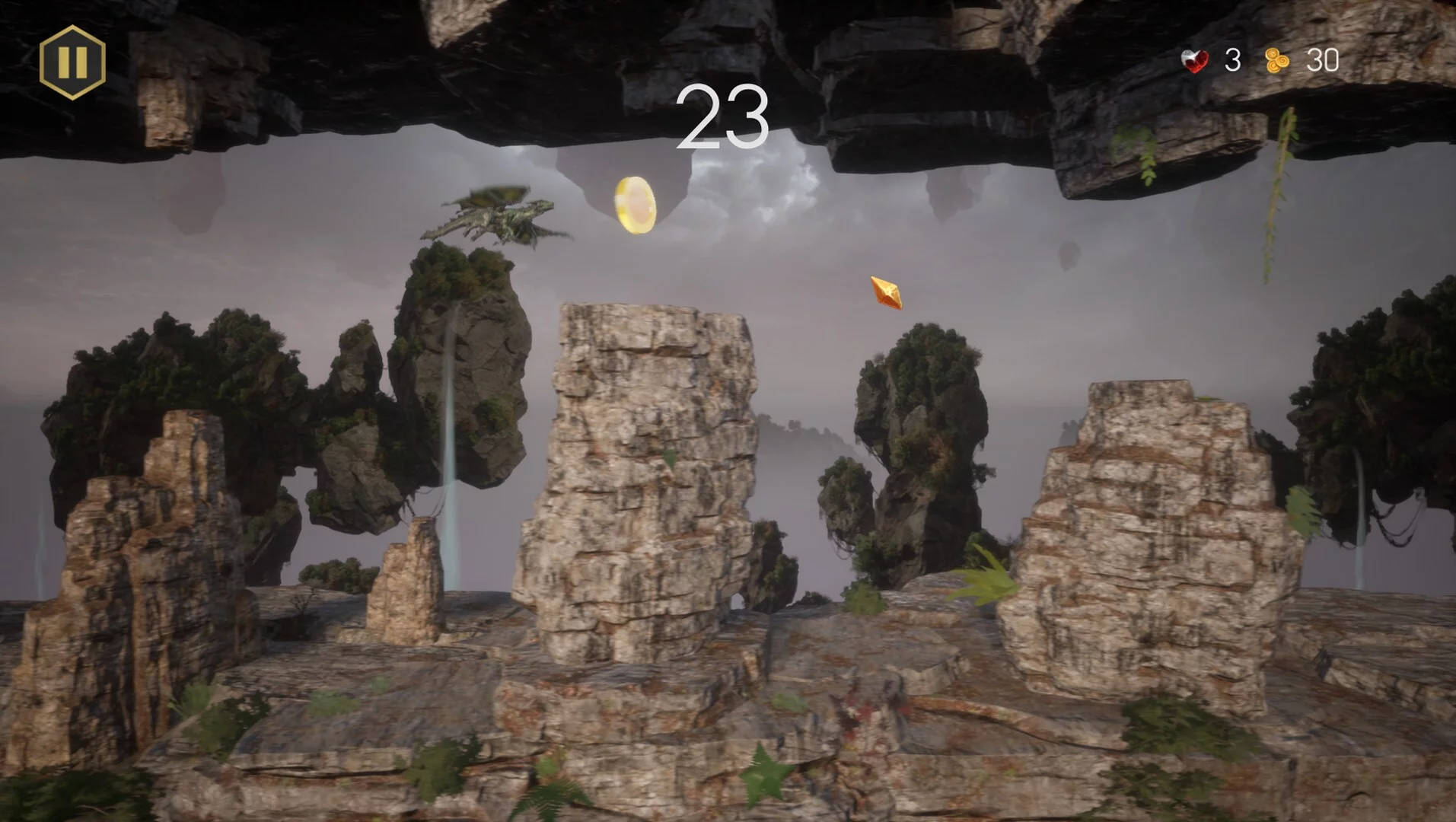 Изображение игры: Mythlands: Flappy Dragon