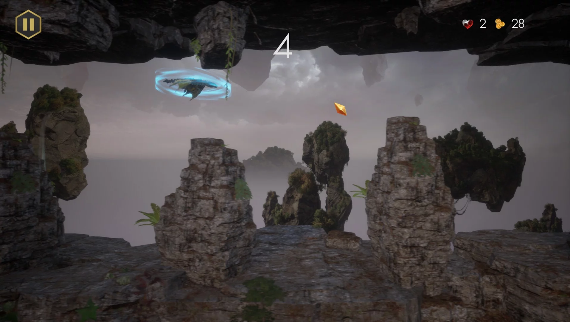Изображение игры: Mythlands: Flappy Dragon