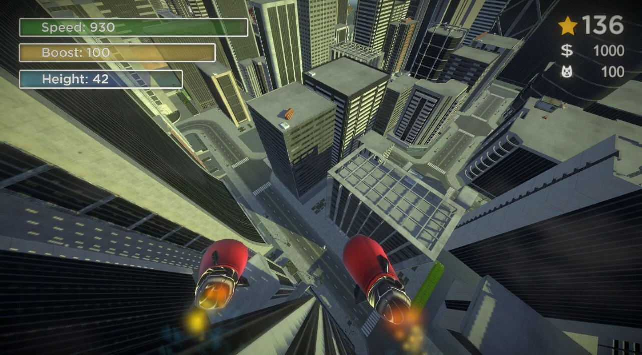 Изображение игры: Flying Hero VR