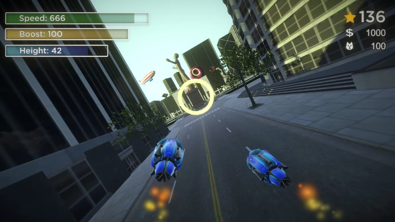 Изображение игры: Flying Hero VR