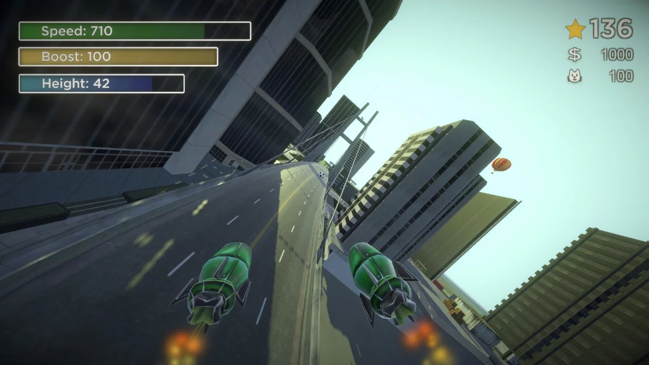 Изображение игры: Flying Hero VR