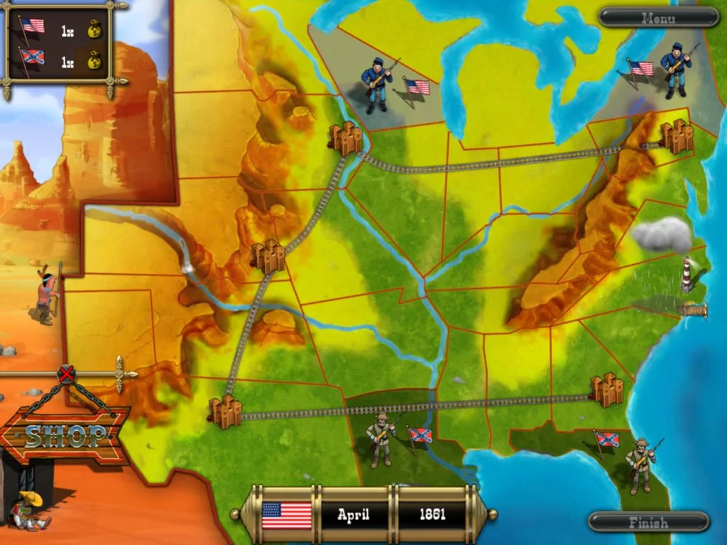 Изображение игры: The Bluecoats: North vs South