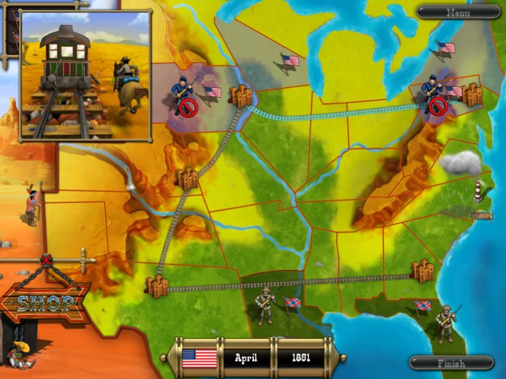 Изображение игры: The Bluecoats: North vs South