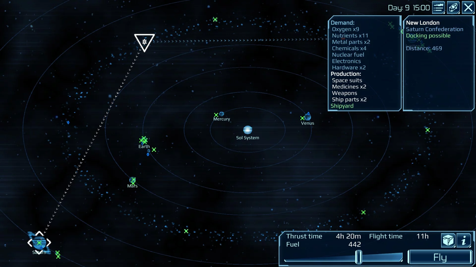 Изображение игры: Space Commander: War and Trade