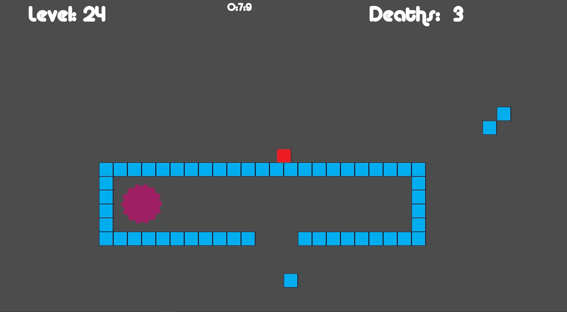 Изображение игры: Difficult Platformer Game