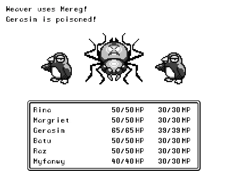 Изображение игры: It's Six Random Characters and a Single Floor Dungeon, That's the Whole Game
