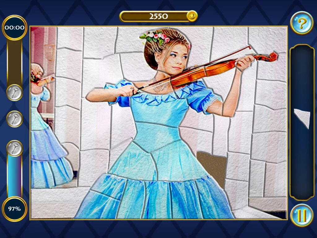 Изображение игры: Fairytale Mosaics Cinderella