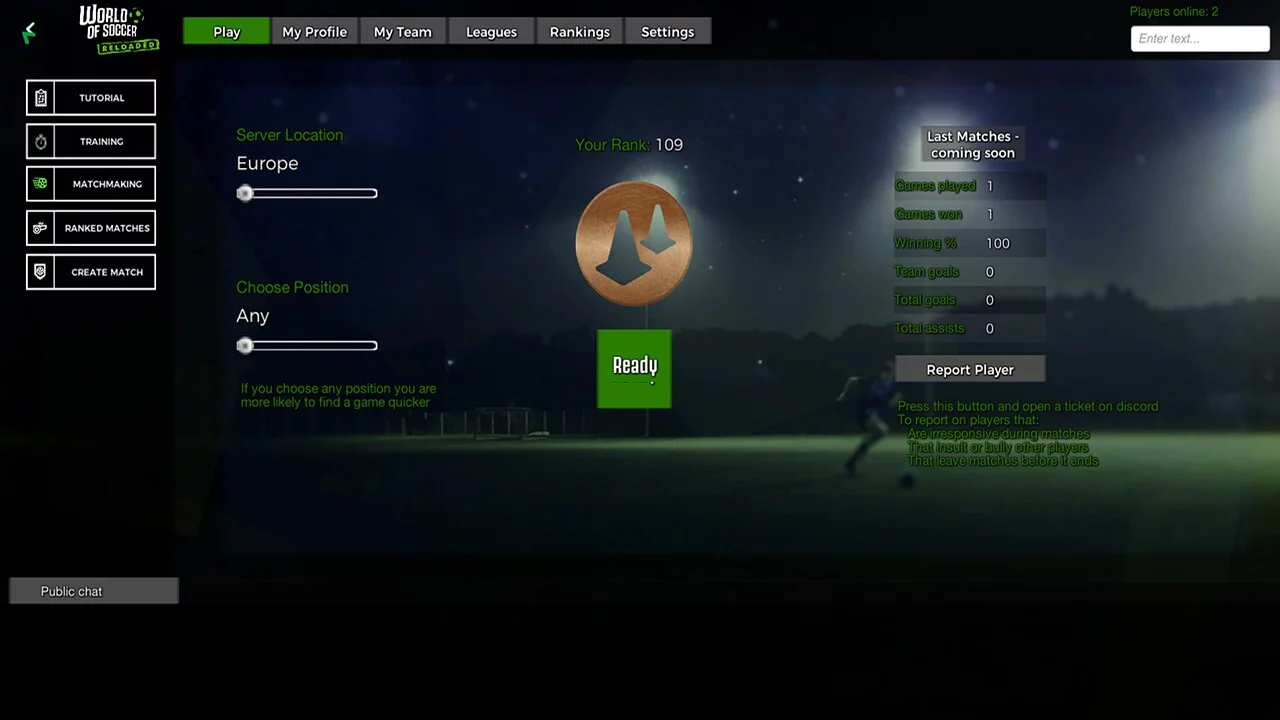 Изображение игры: World of Soccer RELOADED