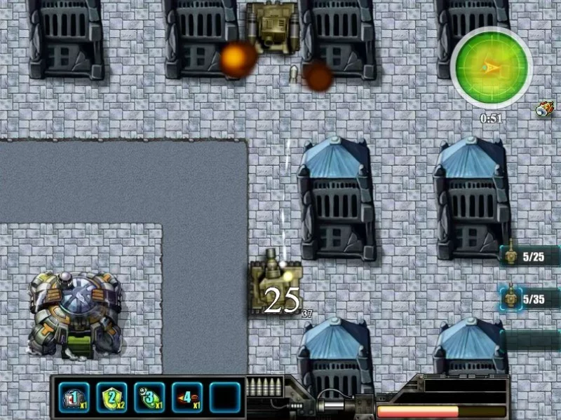 Изображение игры: Tank battle