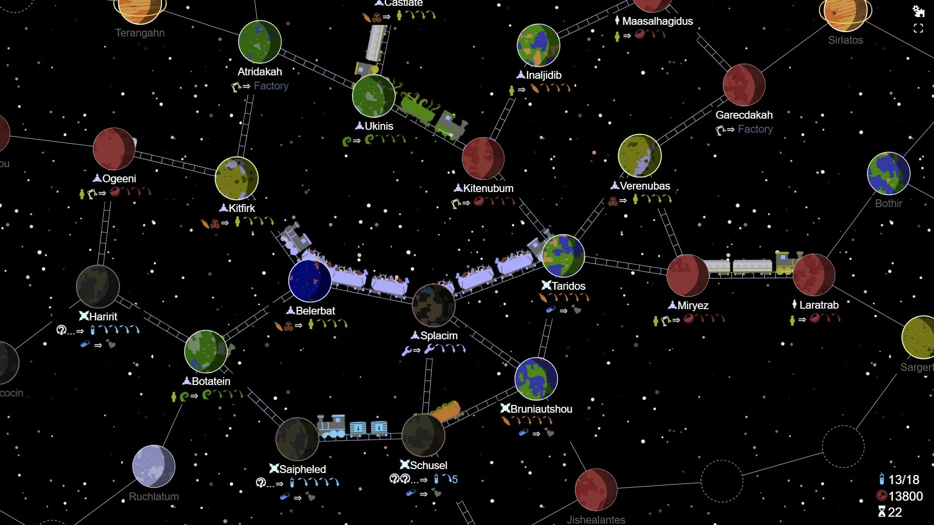 Изображение игры: Space Trains
