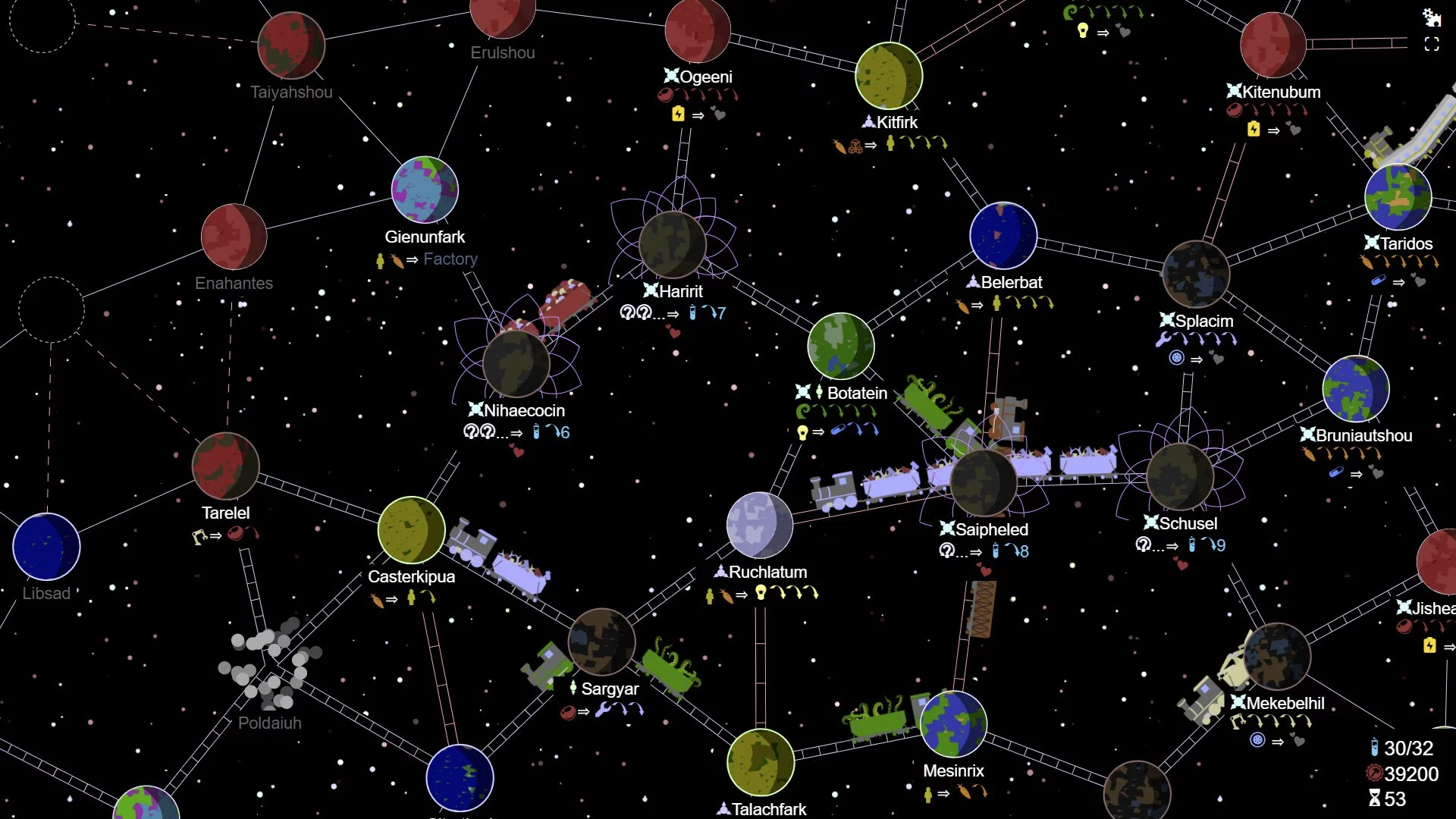 Изображение игры: Space Trains