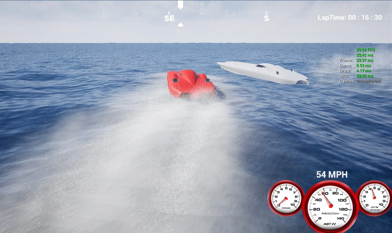 Изображение игры: MelDEV Power Boat Racing