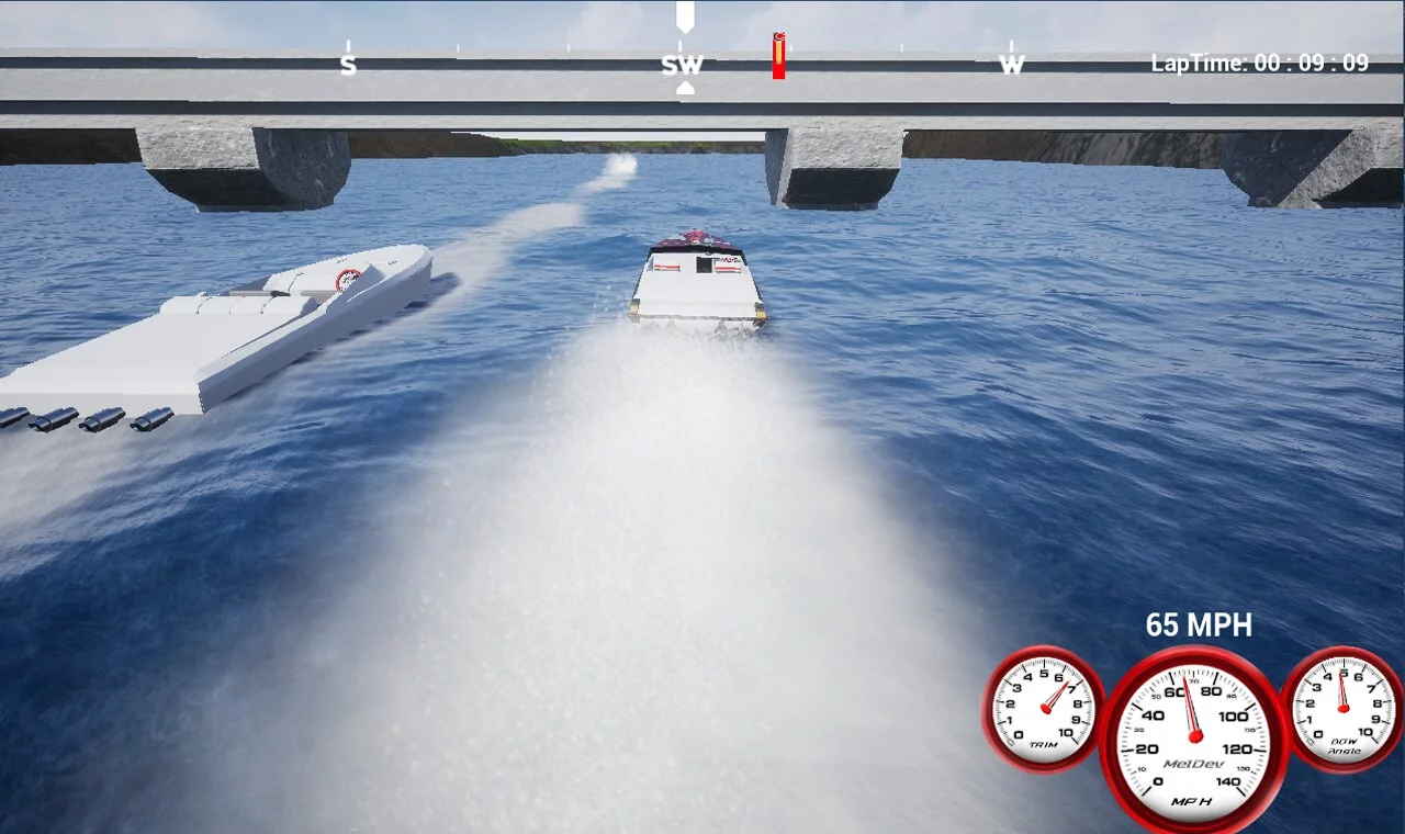 Изображение игры: MelDEV Power Boat Racing