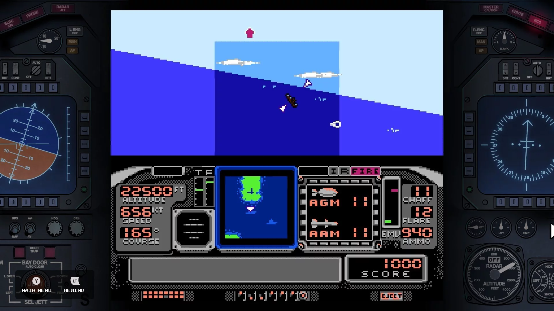 Изображение игры: F-117A Stealth Fighter (NES edition)