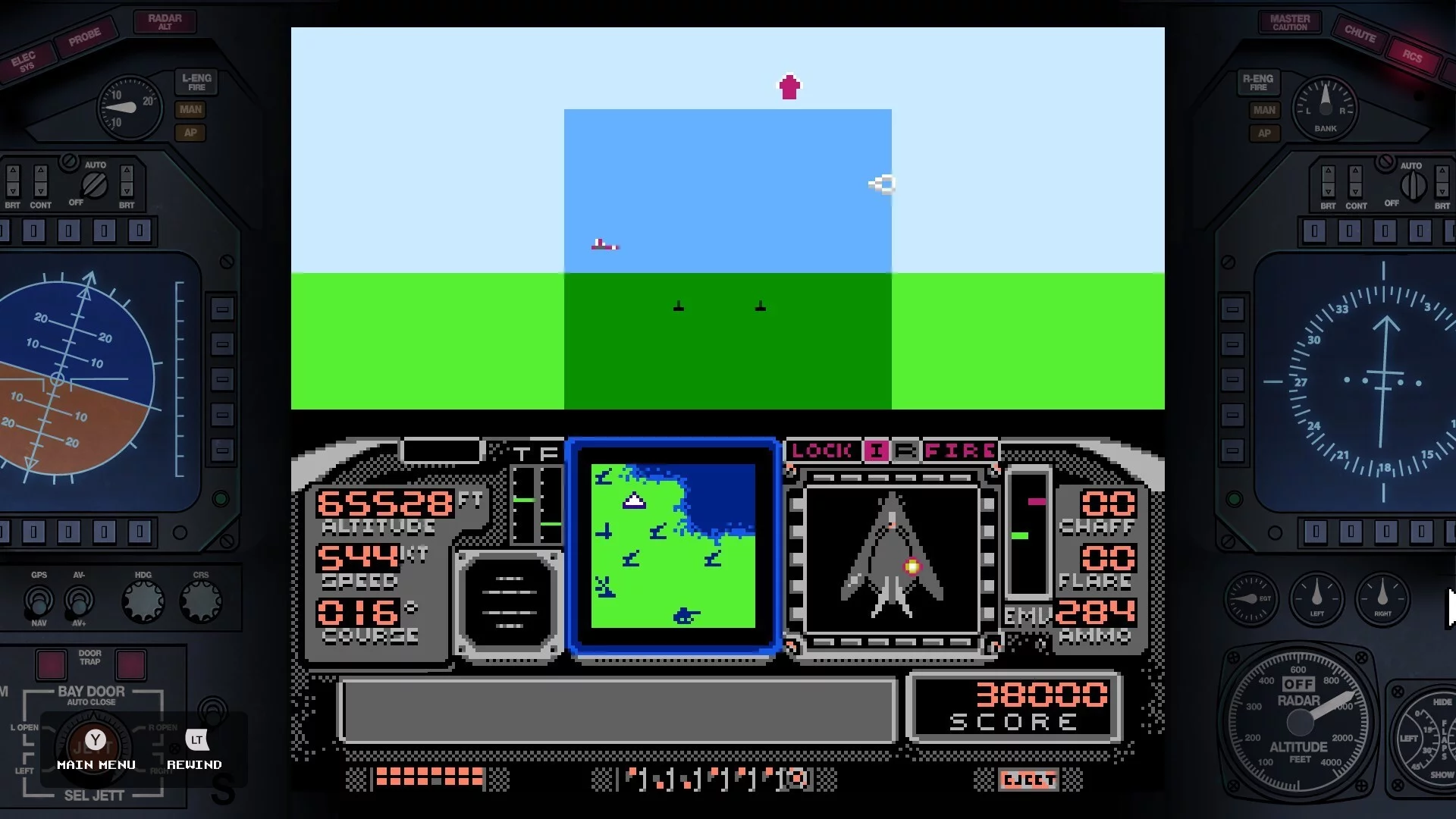Изображение игры: F-117A Stealth Fighter (NES edition)