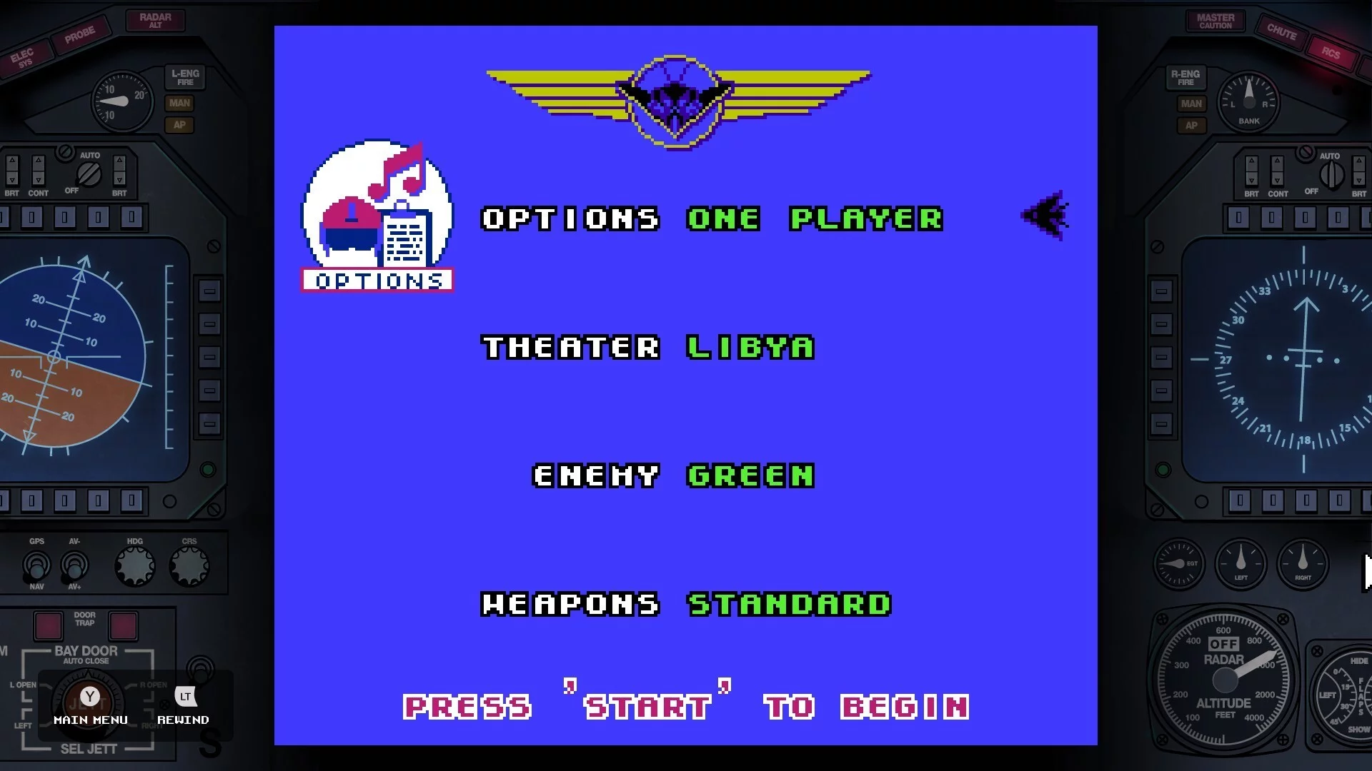 Изображение игры: F-117A Stealth Fighter (NES edition)