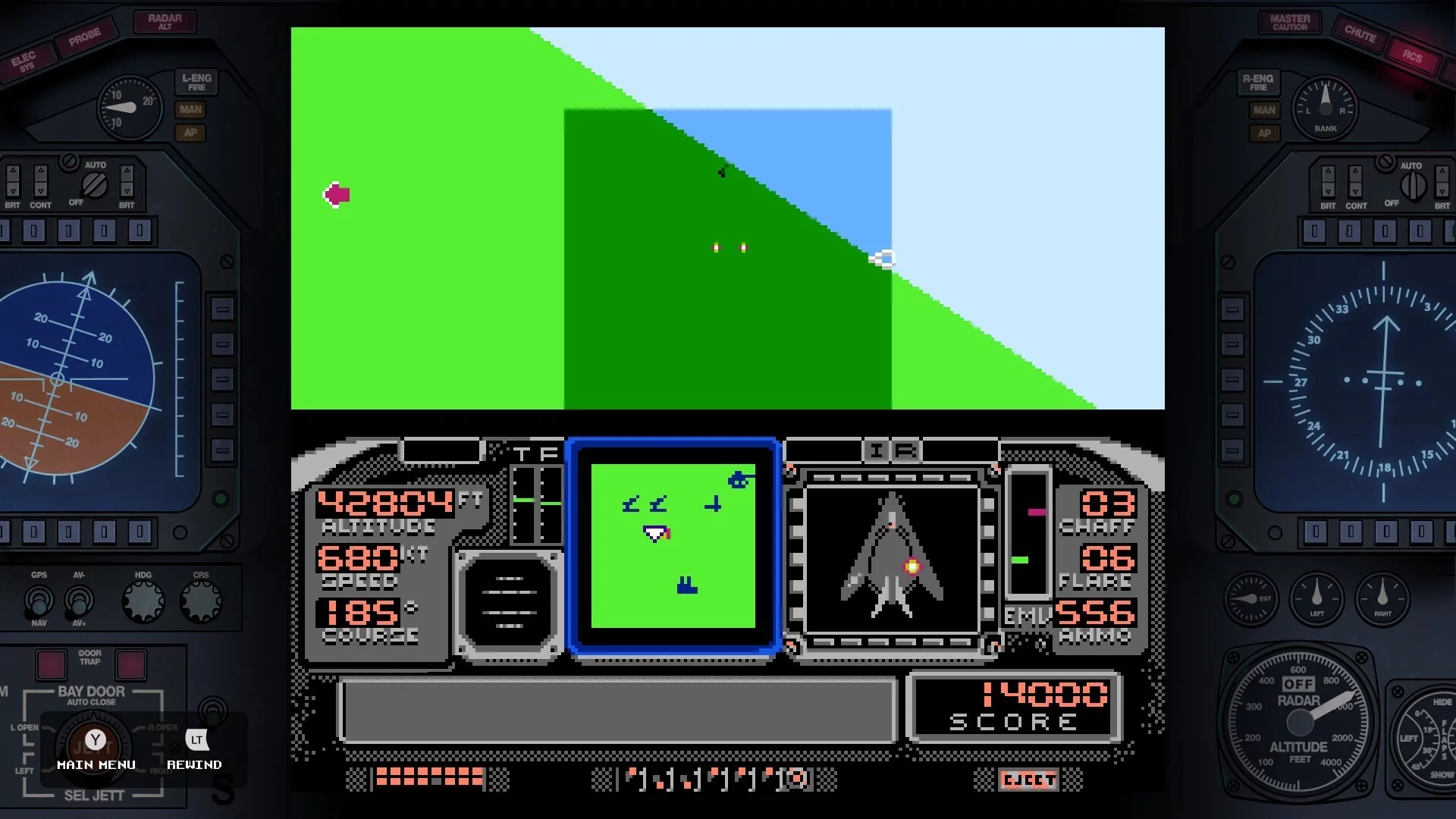 Изображение игры: F-117A Stealth Fighter (NES edition)