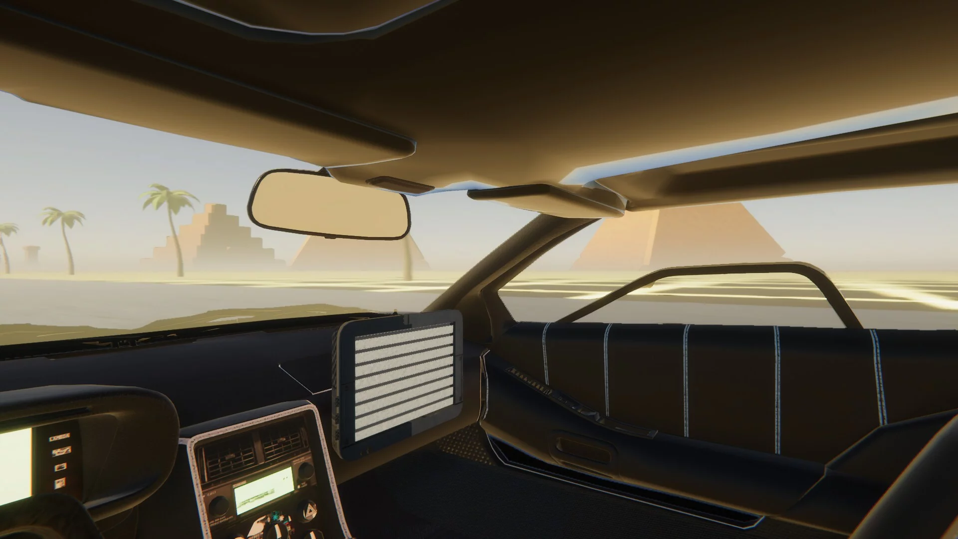 Изображение игры: Vaporwave Road VR
