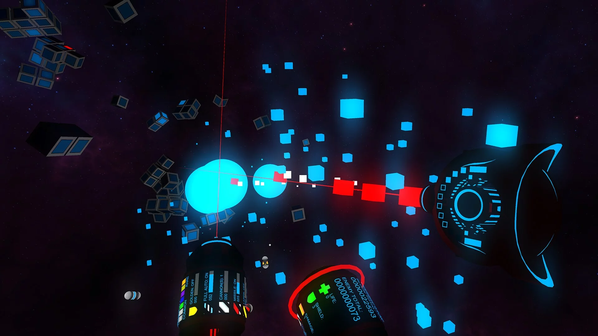 Изображение игры: Cosmotic Blast
