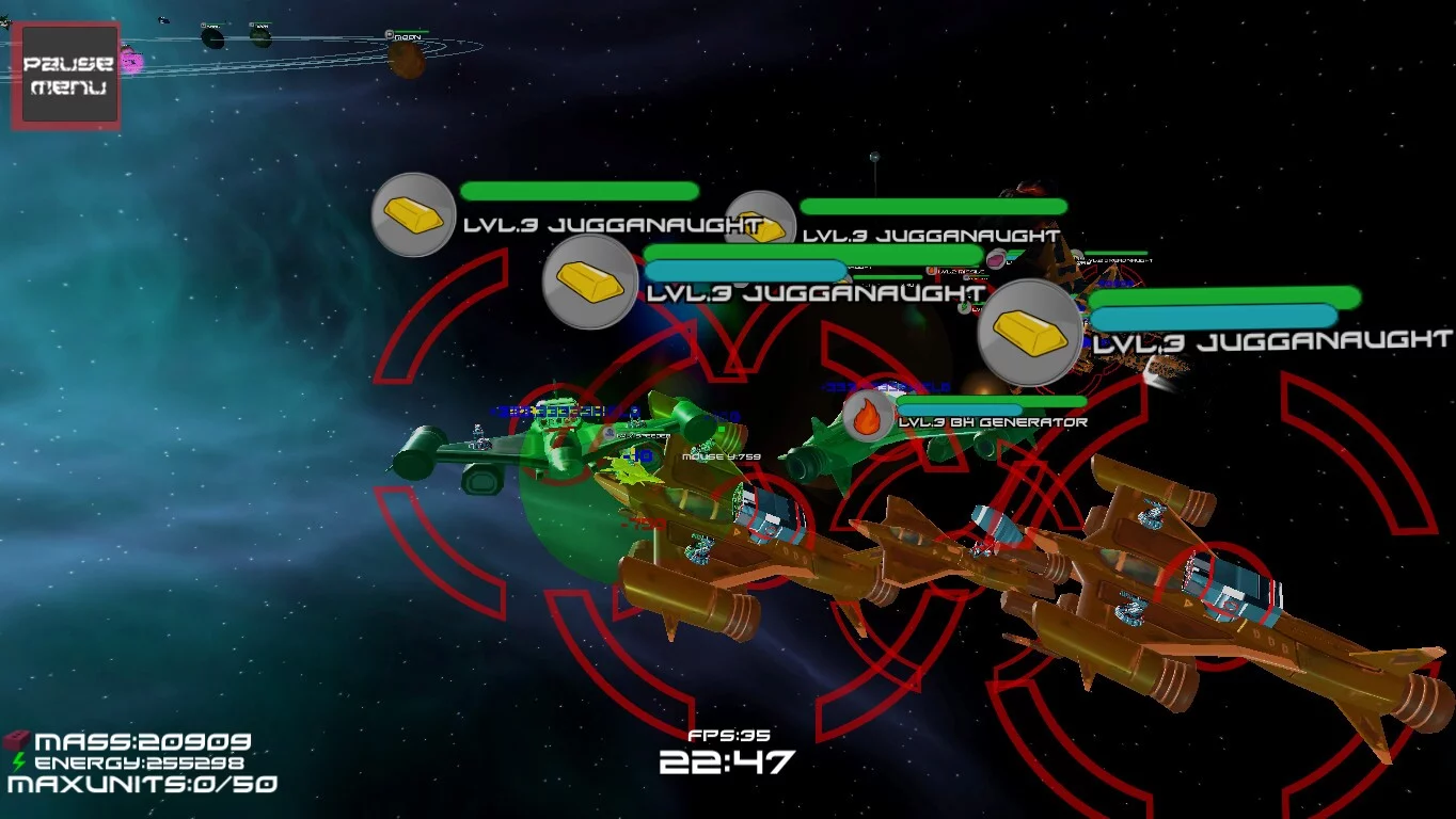 Изображение игры: Space War Machine