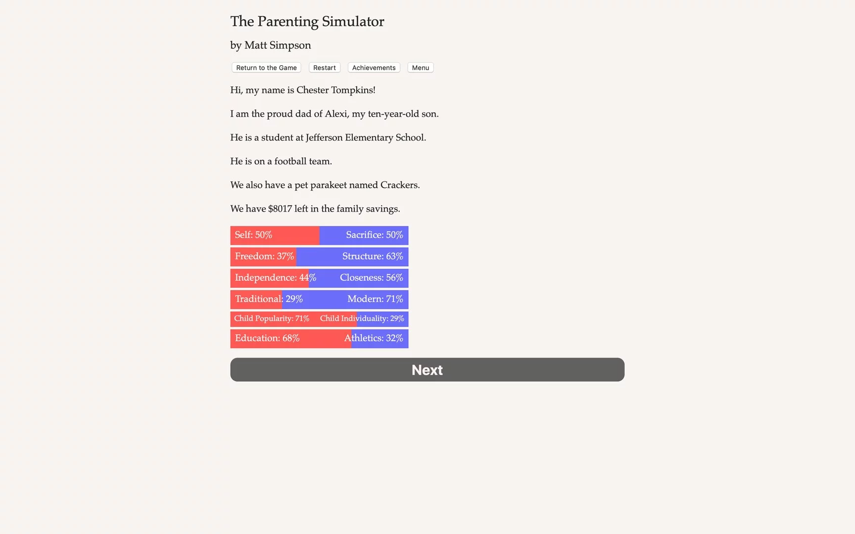 Изображение игры: The Parenting Simulator