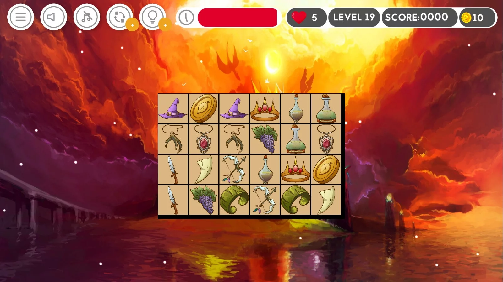 Изображение игры: Pair Matching Puzzle Connect