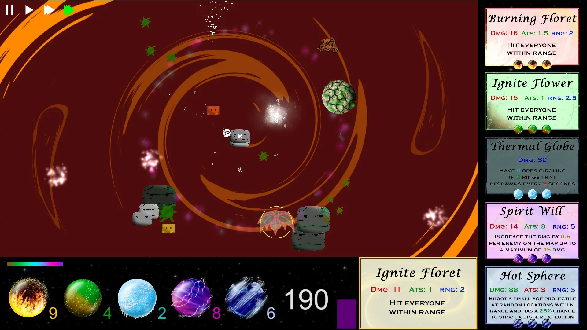 Изображение игры: Elemental Defenders TD