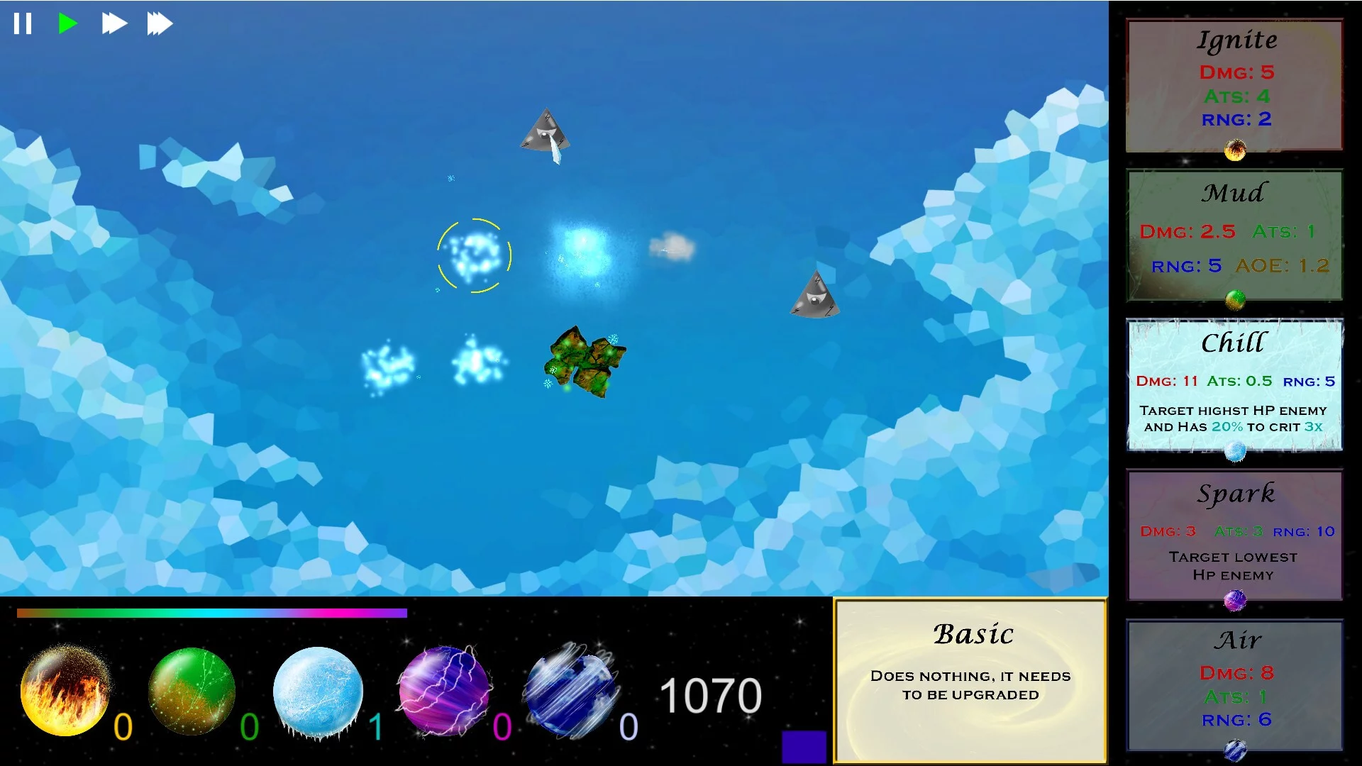 Изображение игры: Elemental Defenders TD