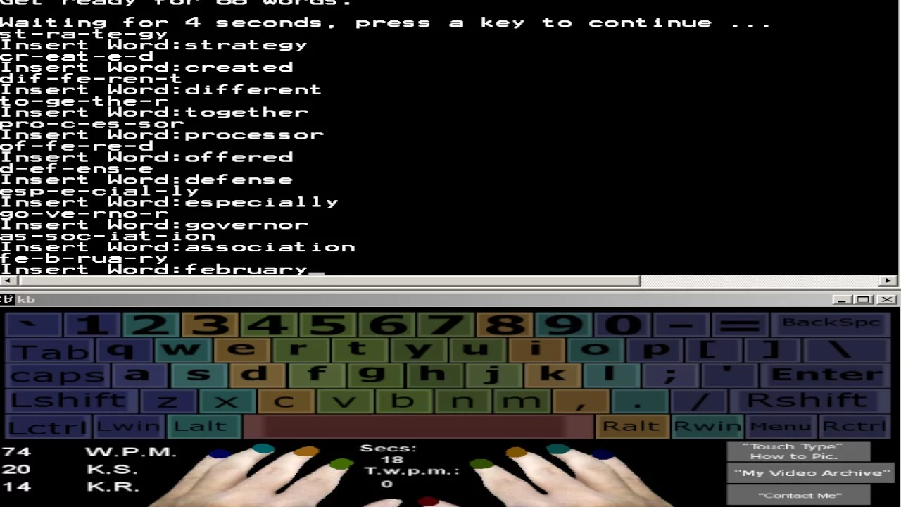 Изображение игры: Touch Typing Home Row Speed Grinder