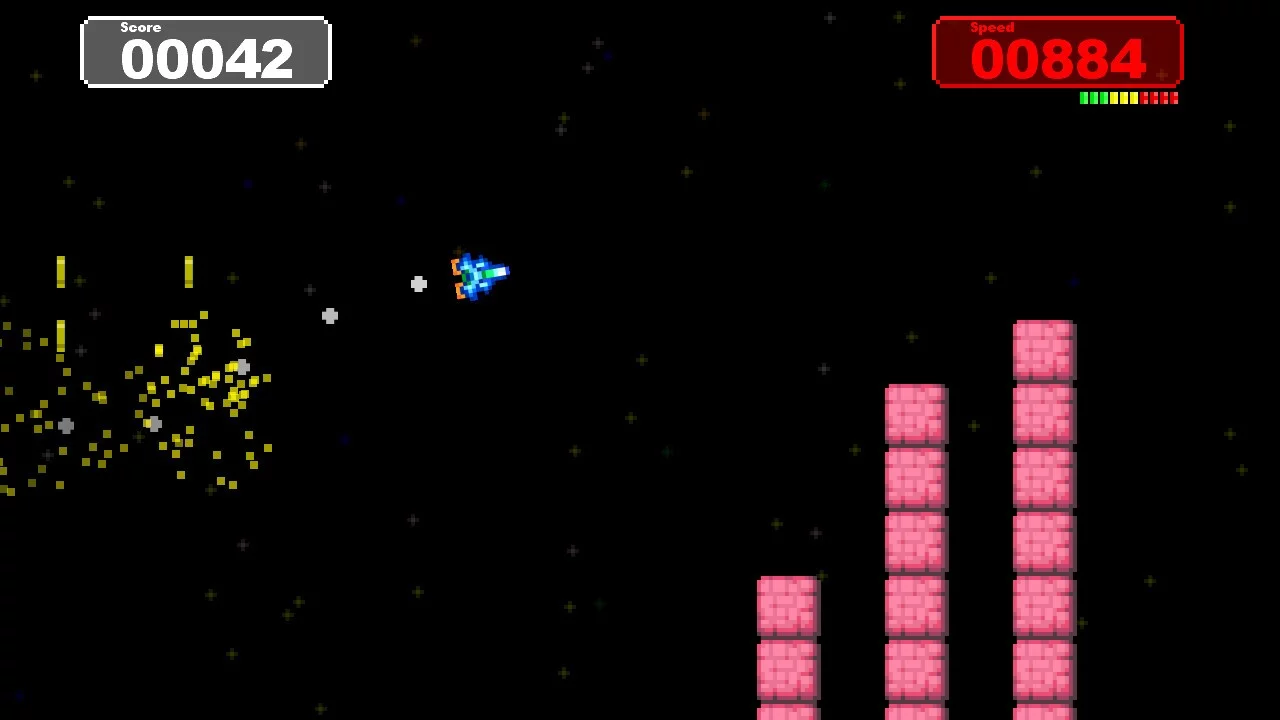 Изображение игры: Flappy Hypership Out of Control