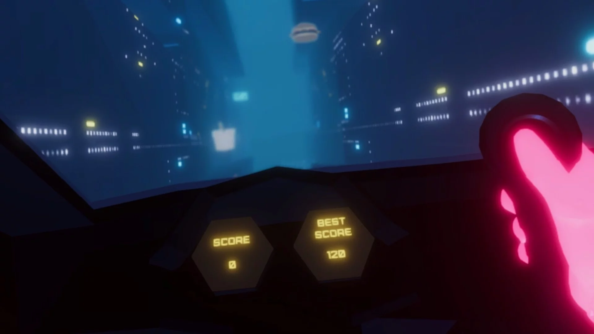 Изображение игры: Cyber Driver VR