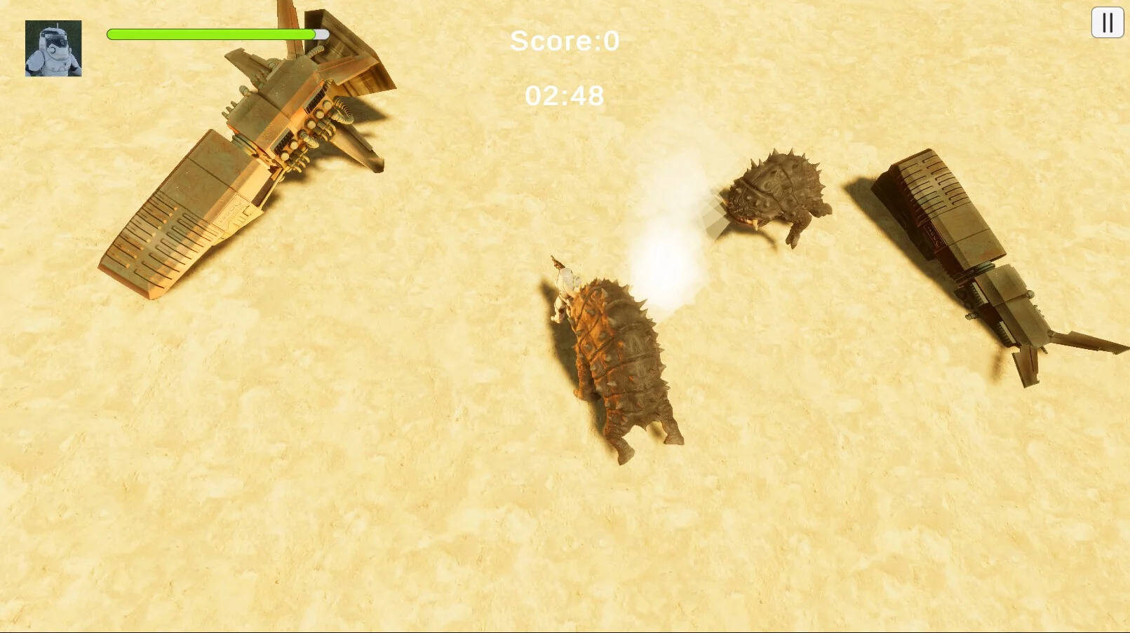 Изображение игры: UFO穿越 （UFO Cross）
