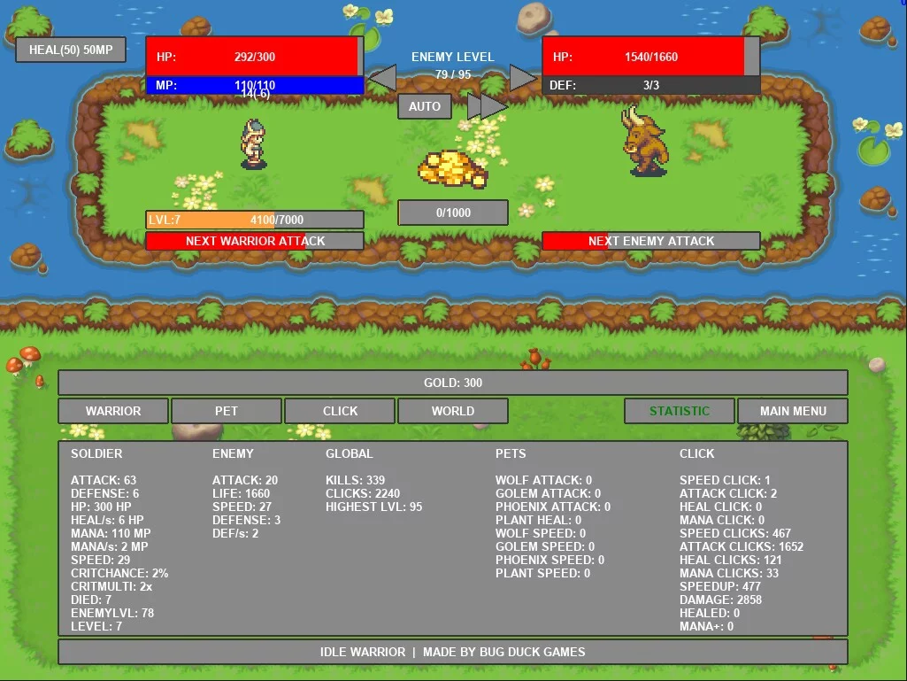 Изображение игры: Idle Warrior