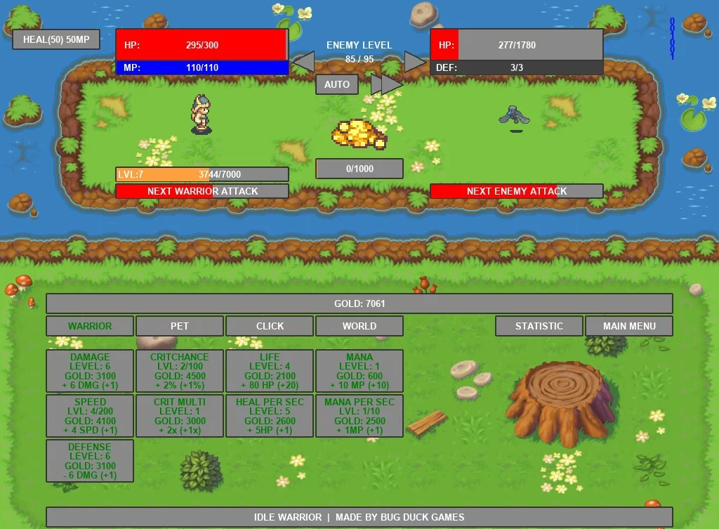 Изображение игры: Idle Warrior