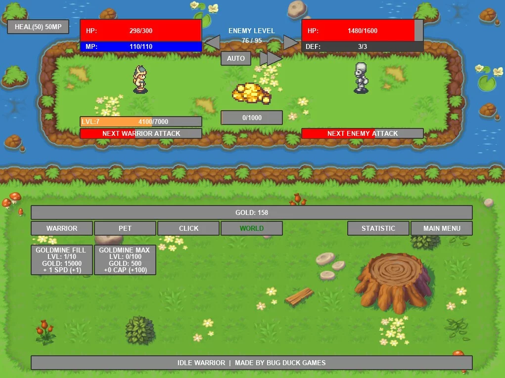 Изображение игры: Idle Warrior