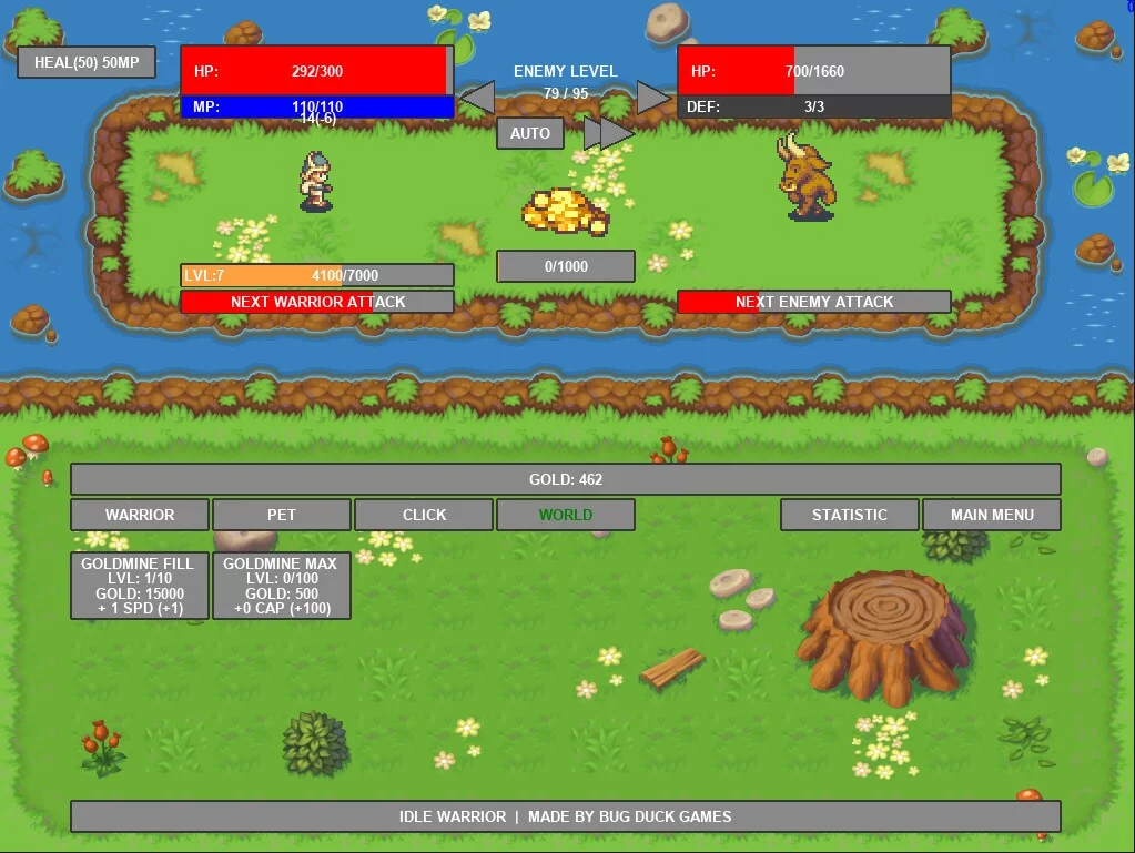 Изображение игры: Idle Warrior