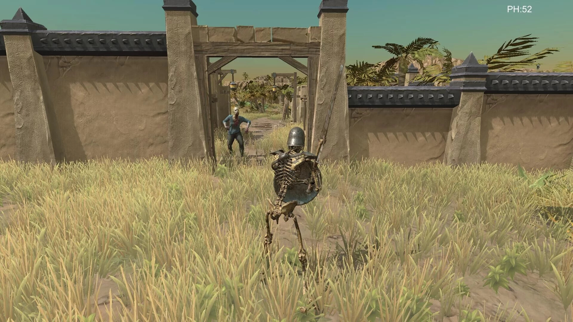 Изображение игры: Skeleton Warrior
