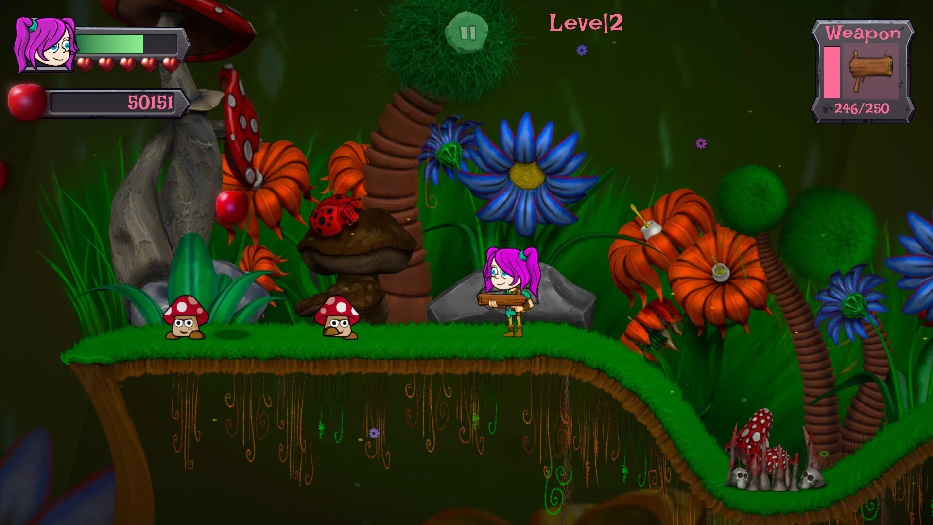 Изображение игры: Xyla and the 'Shrooms of Doom