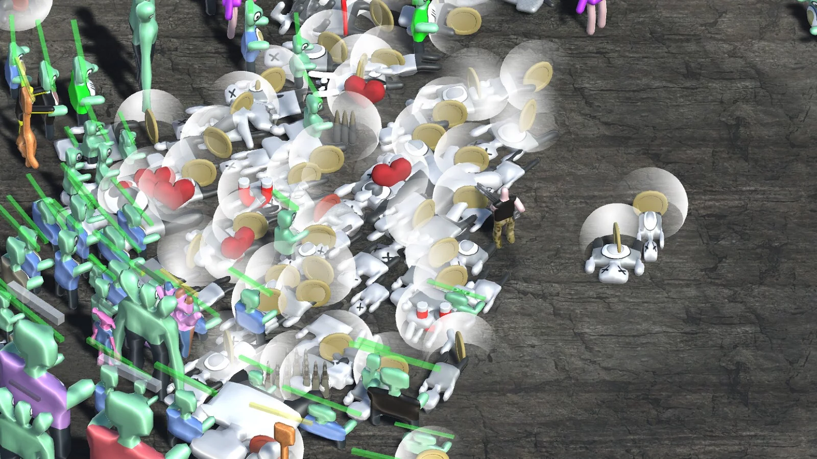 Изображение игры: Attack of the alien thingies from lava!