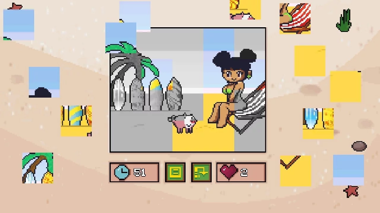 Изображение игры: Beach anime day