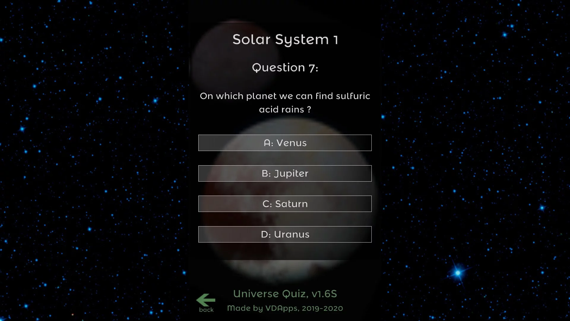 Изображение игры: Universe Quiz