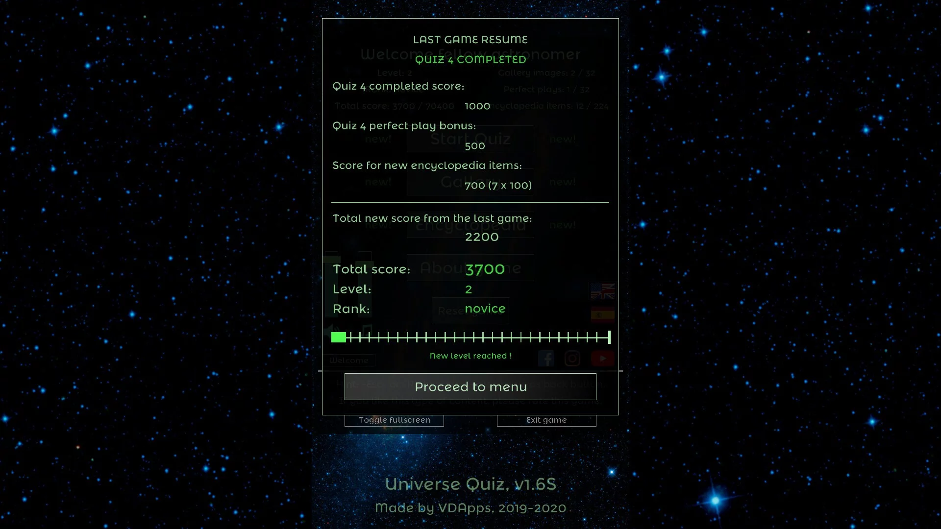Изображение игры: Universe Quiz