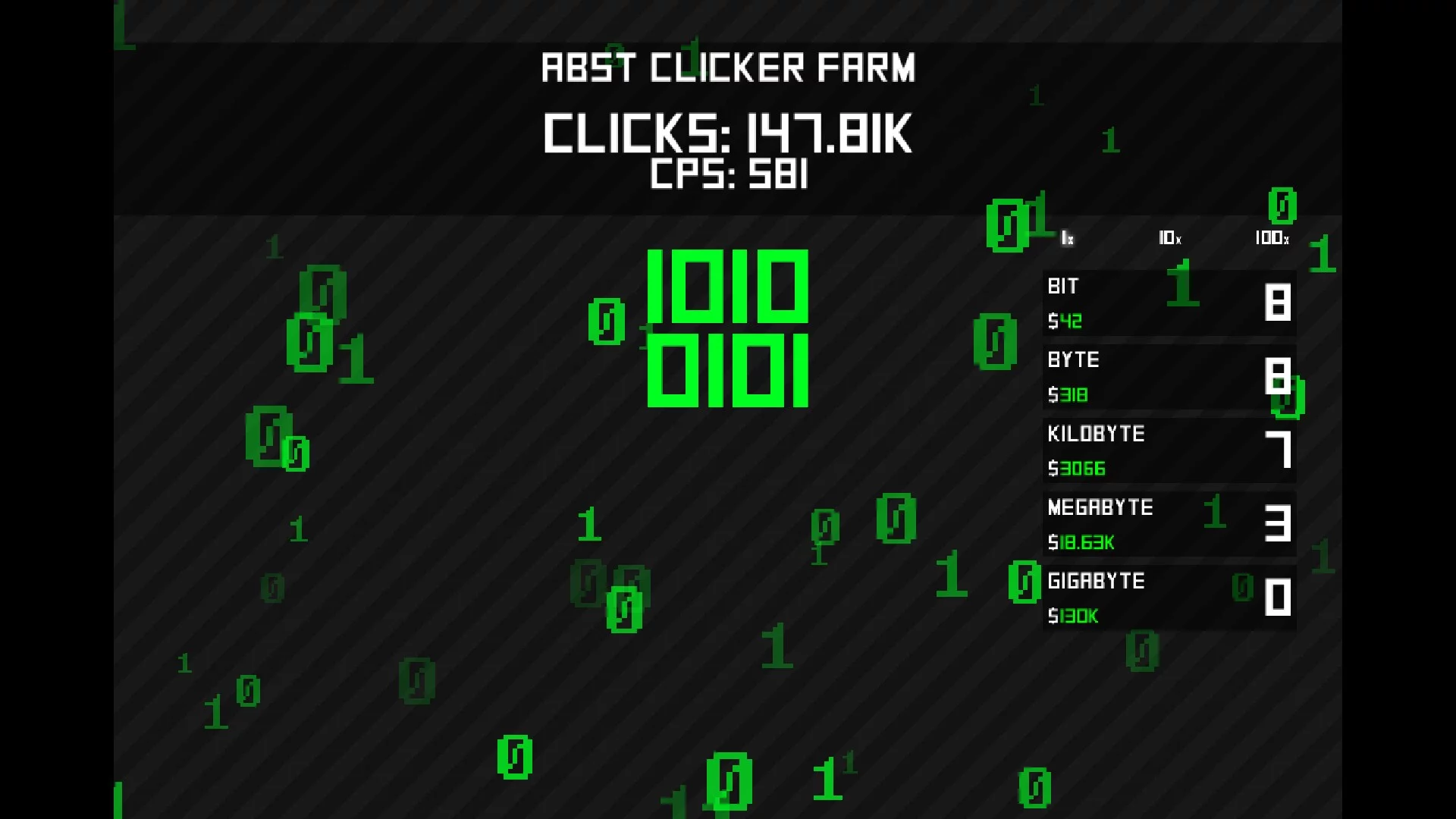 Изображение игры: Abst Clicker Farm