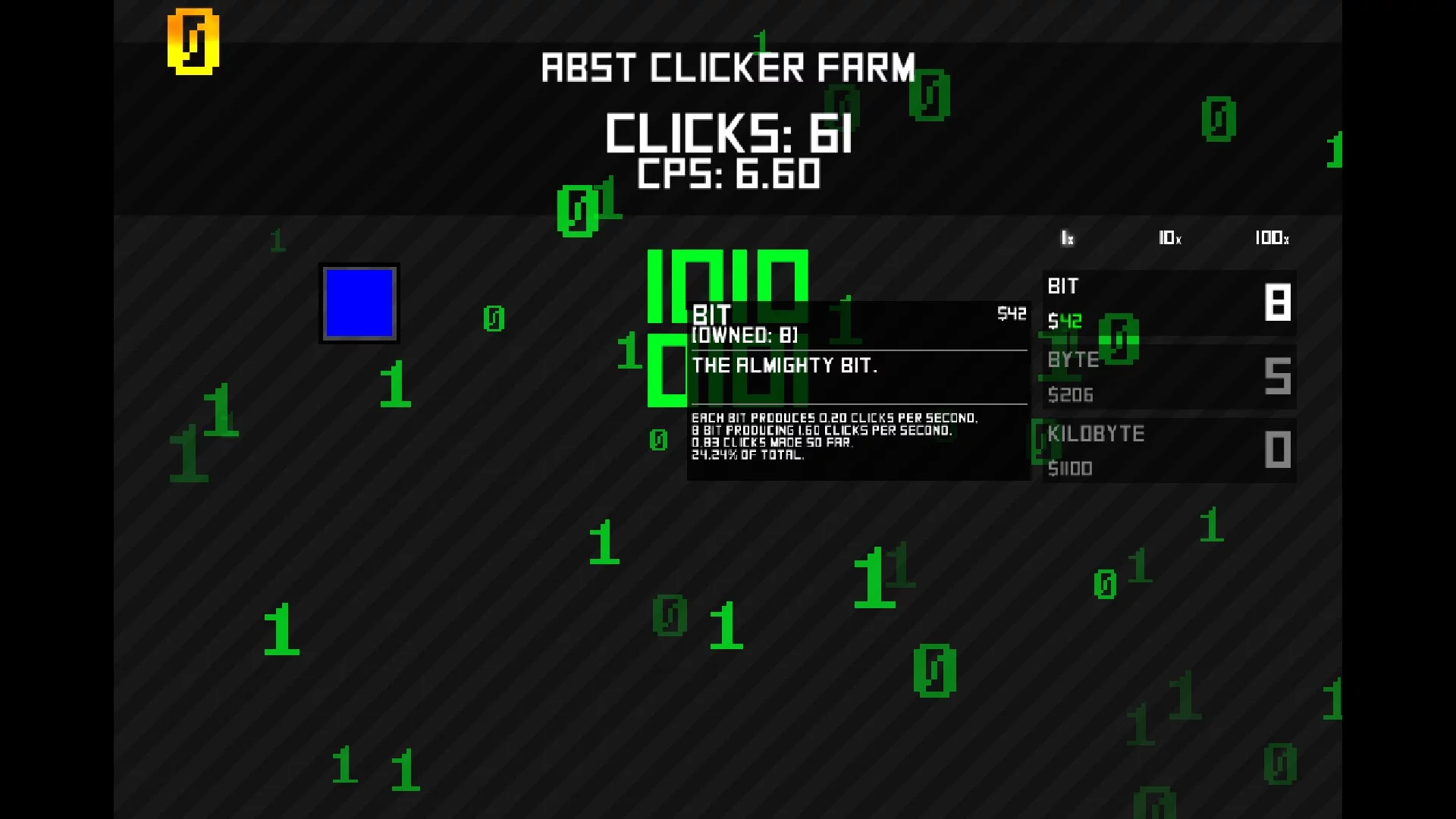 Изображение игры: Abst Clicker Farm